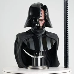 Star Wars: Obi-Wan - Darth Vader 1/2 Scale Bust -Toy Store W BrokenHelmetVader L3D RULER 47816