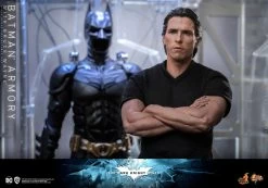 Hot Toys Batman: The Dark Knight Rises - Batman Armoury With Bruce Wayne 1/6 Scale Figure Set -Toy Store batman armory with bruce wayne dc comics gallery 643d7946174a5