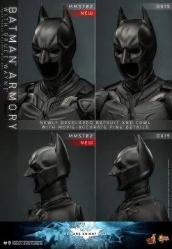 Hot Toys Batman: The Dark Knight Rises - Batman Armoury With Bruce Wayne 1/6 Scale Figure Set -Toy Store batman armory with bruce wayne dc comics gallery 643d795d7a1c7