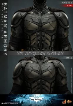 Hot Toys Batman: The Dark Knight Rises - Batman Armoury With Bruce Wayne 1/6 Scale Figure Set -Toy Store batman armory with bruce wayne dc comics gallery 643d795e8b54f