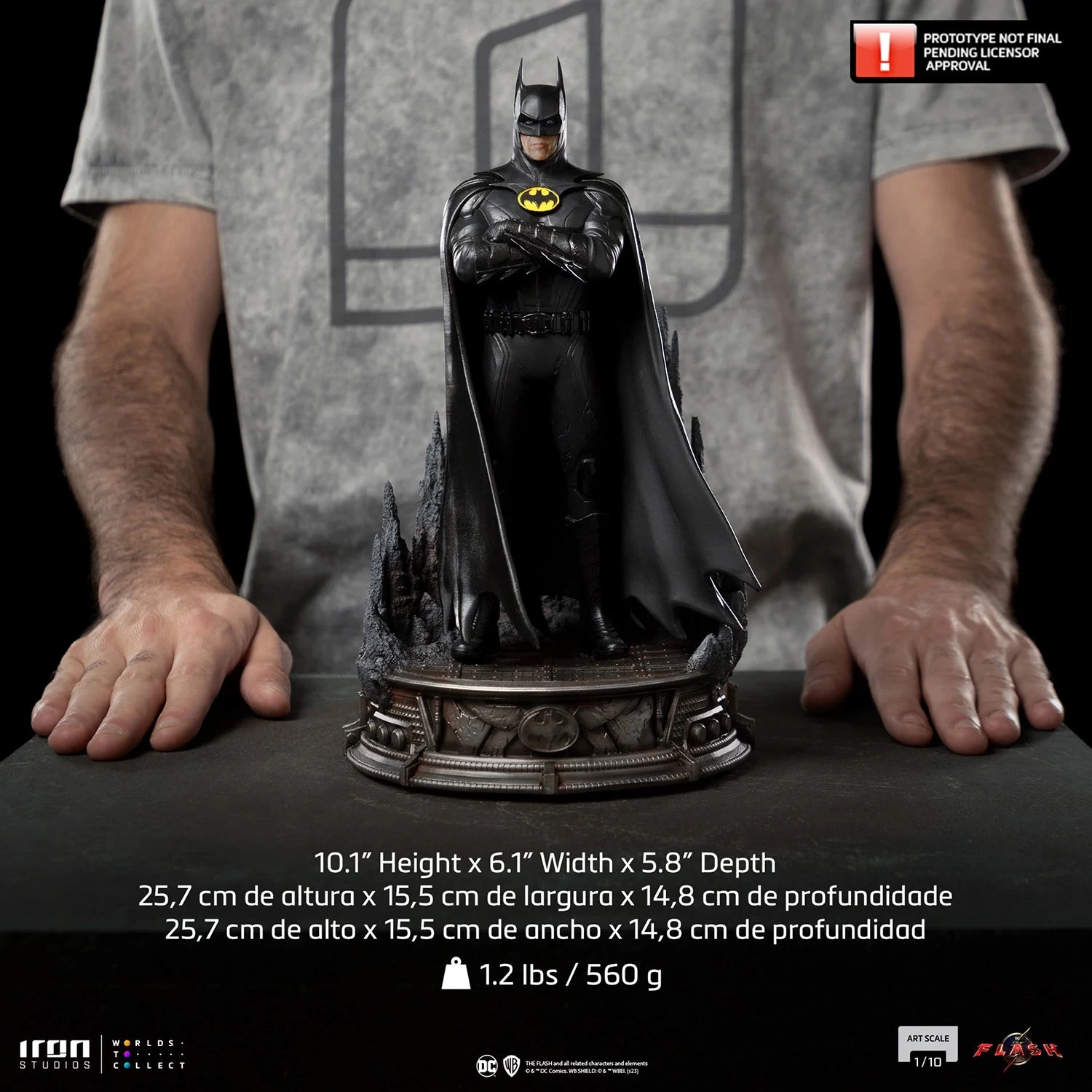 Iron Studios The Flash - Batman 1/10 Scale Statue 6 Iron Studios The Flash - Batman 1/10 Scale Statue - Image 4