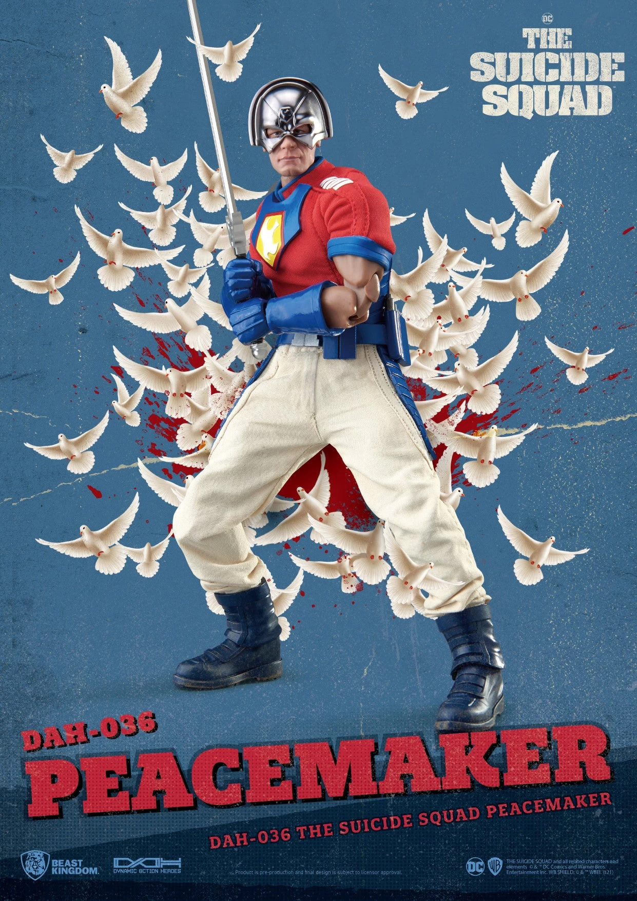 Beast Kingdom Dynamic Action Heroes The Suicide Squad Peacemaker 6 Beast Kingdom Dynamic Action Heroes The Suicide Squad Peacemaker - Image 4