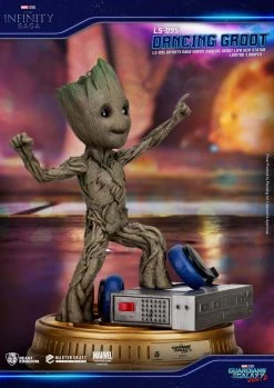 Beast Kingdom Life Size Marvel Infinity Saga Series Dancing Groot Statue -Toy Store beast kingdom life size marvel infinity saga series dancing king groot statue 114673 5417b