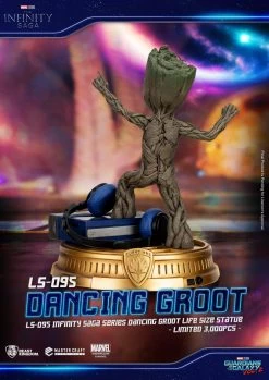 Beast Kingdom Life Size Marvel Infinity Saga Series Dancing Groot Statue -Toy Store beast kingdom life size marvel infinity saga series dancing king groot statue 114673 a7e18