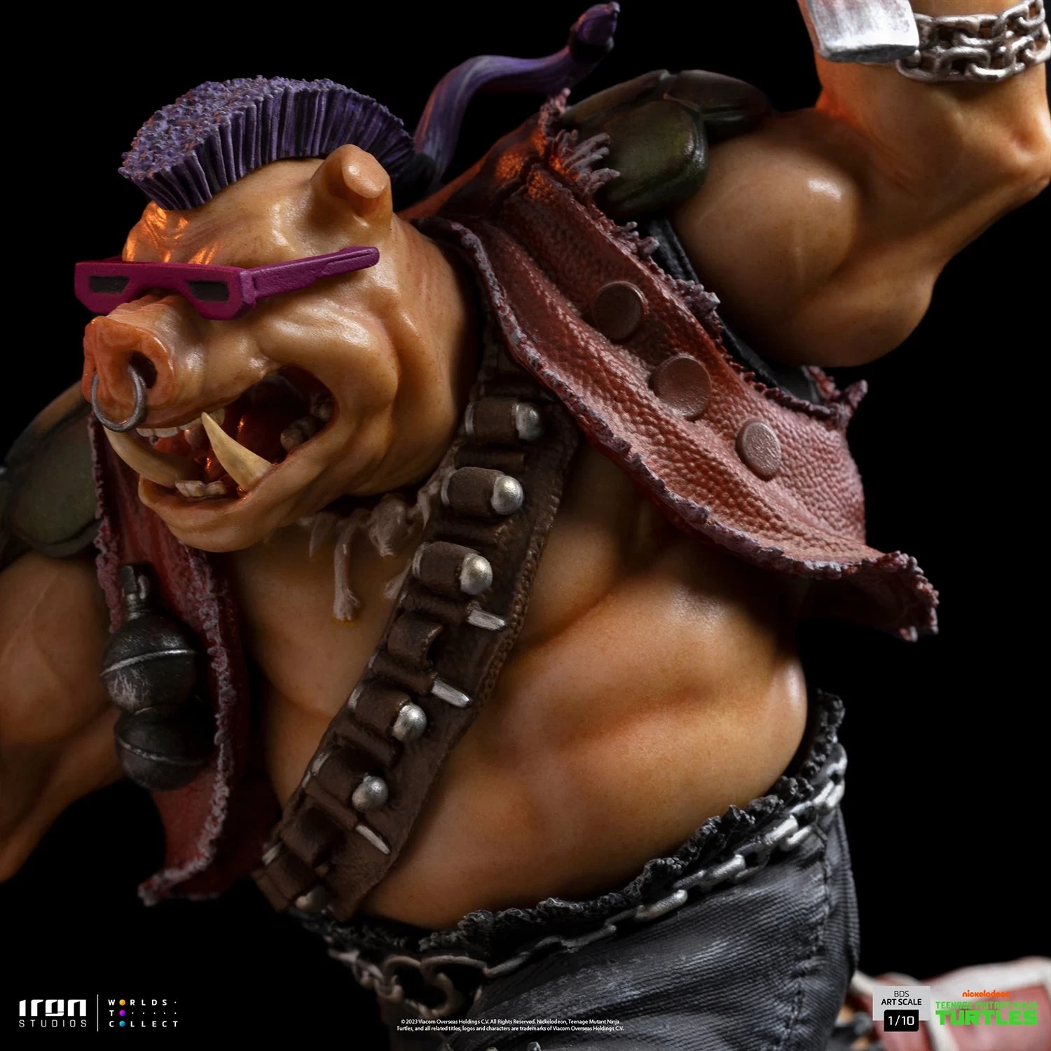 Iron Studios Teenage Mutant Ninja Turtles - Bebop 1/10 Scale Statue 13 Iron Studios Teenage Mutant Ninja Turtles - Bebop 1/10 Scale Statue - Image 11