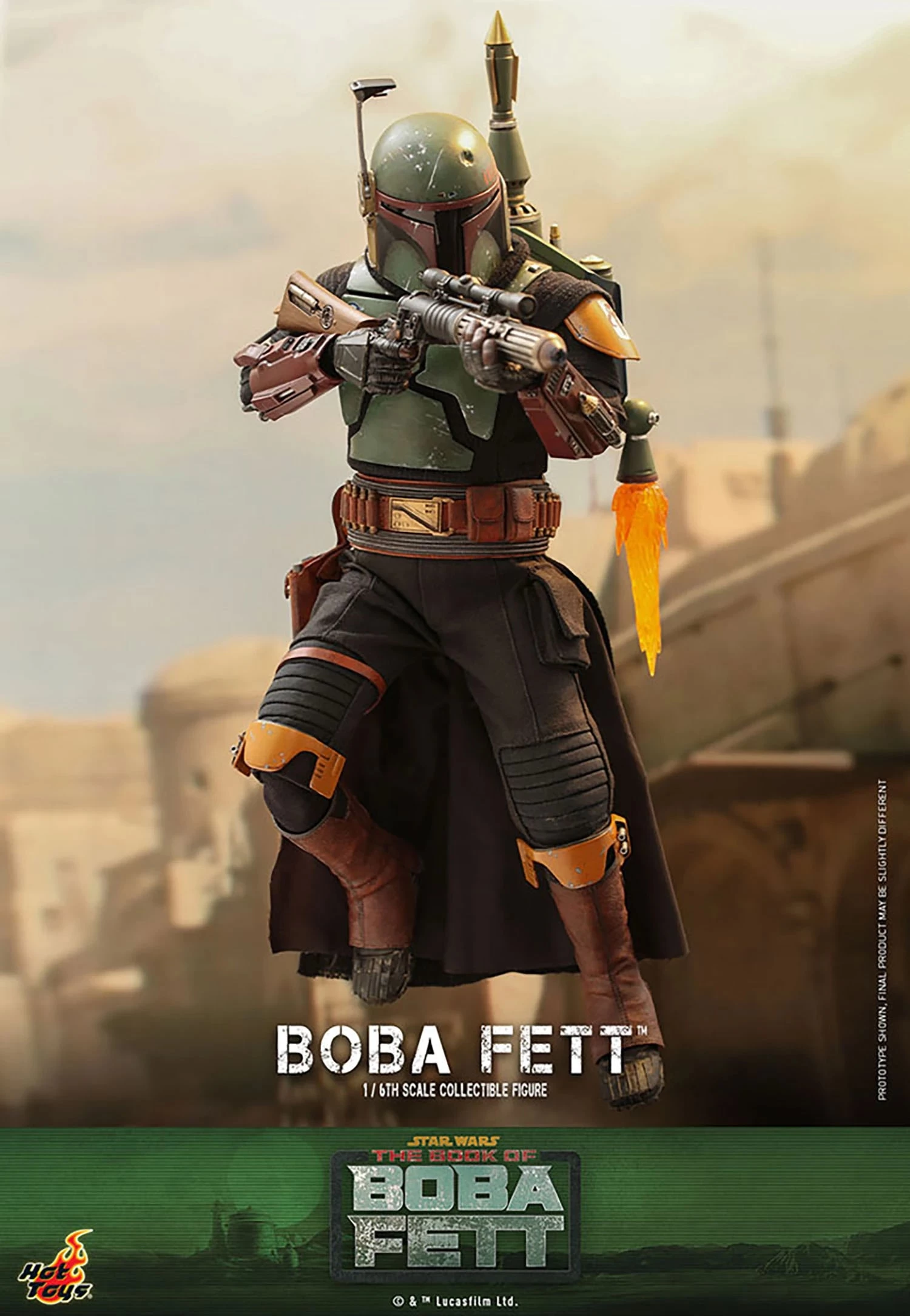 Hot Toys Star Wars: The Book Of Boba Fett - Boba Fett 1/6 Scale Figure 7 Hot Toys Star Wars: The Book Of Boba Fett - Boba Fett 1/6 Scale Figure - Image 5