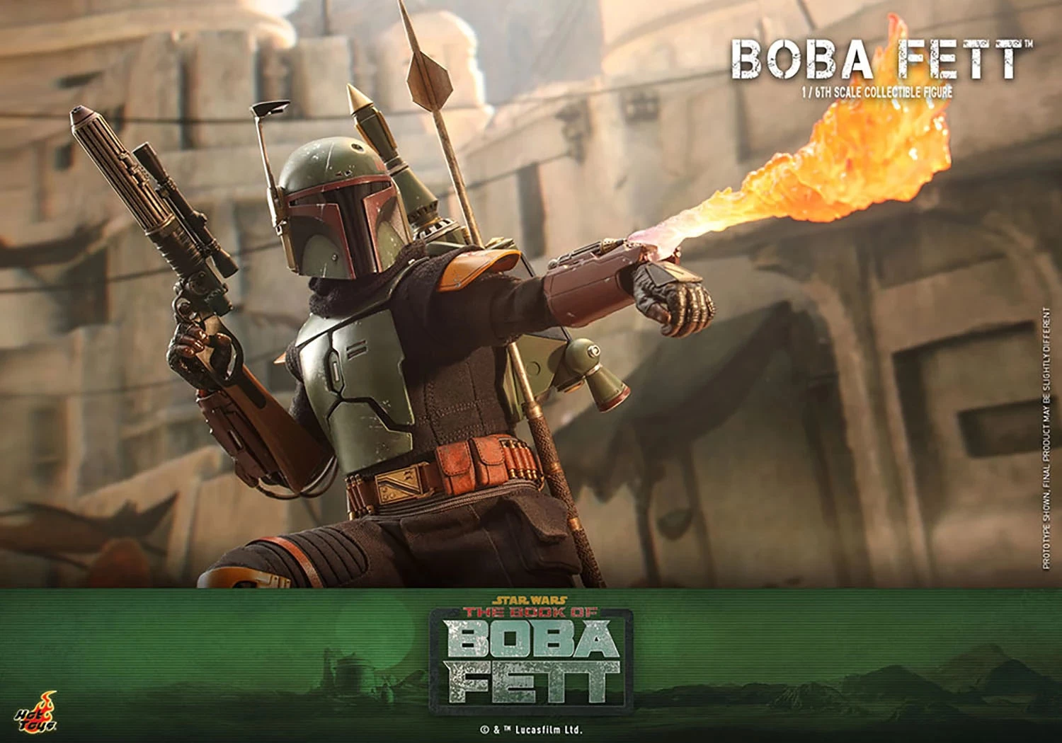 Hot Toys Star Wars: The Book Of Boba Fett - Boba Fett 1/6 Scale Figure 16 Hot Toys Star Wars: The Book Of Boba Fett - Boba Fett 1/6 Scale Figure - Image 14