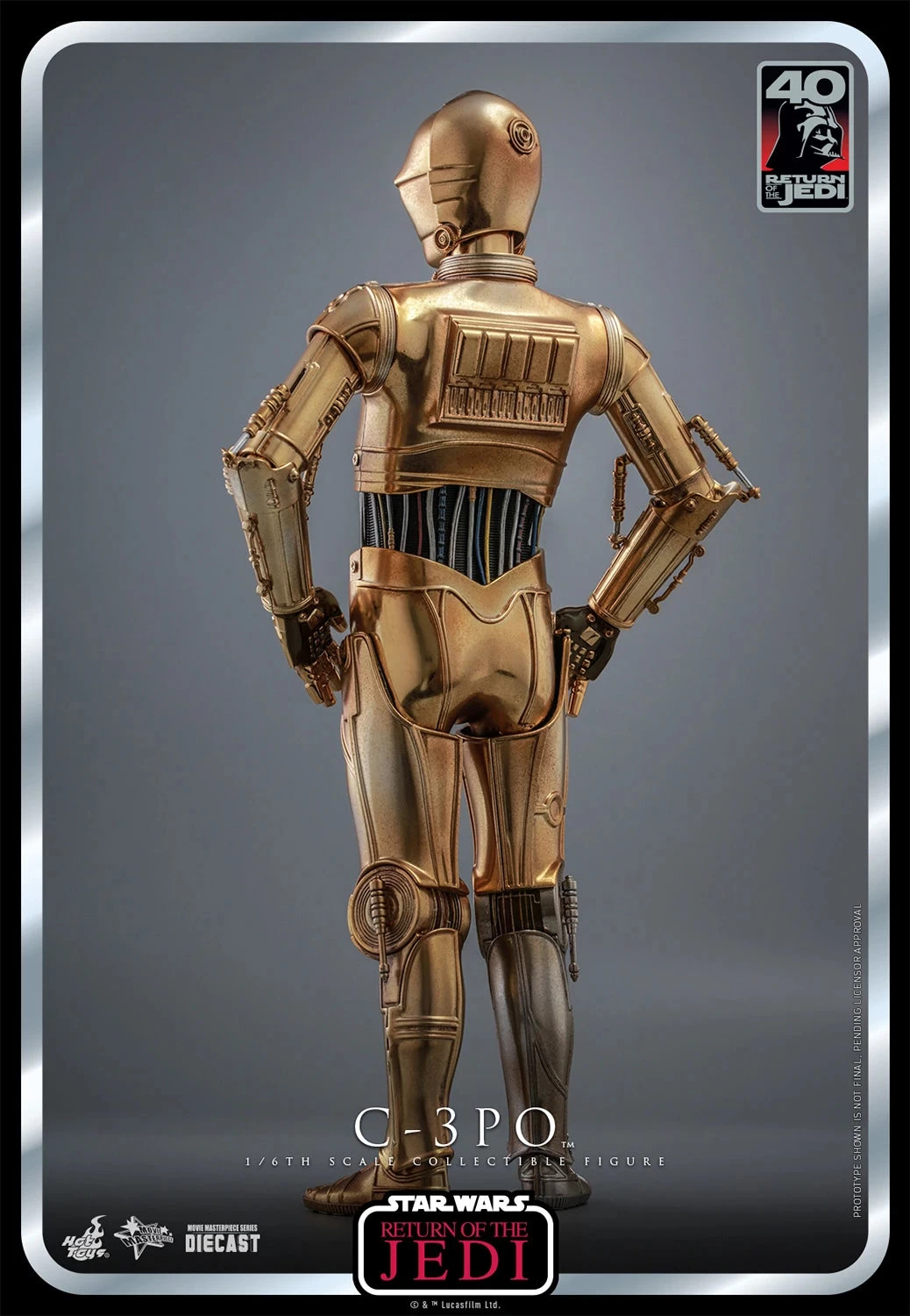 Hot Toys Star Wars: Return Of The Jedi - C-3PO 1/6 Scale Figure 15 Hot Toys Star Wars: Return Of The Jedi - C-3PO 1/6 Scale Figure - Image 13