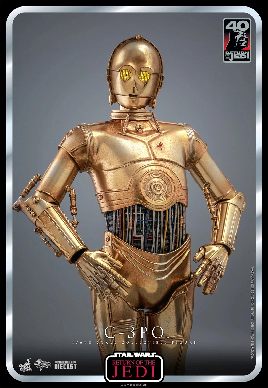 Hot Toys Star Wars: Return Of The Jedi - C-3PO 1/6 Scale Figure 16 Hot Toys Star Wars: Return Of The Jedi - C-3PO 1/6 Scale Figure - Image 14