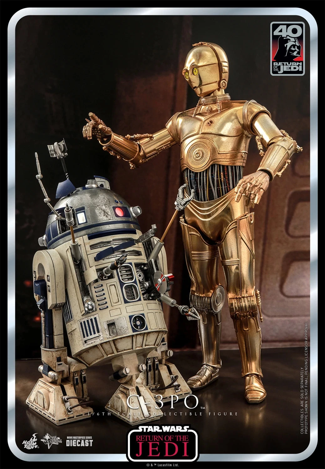 Hot Toys Star Wars: Return Of The Jedi - C-3PO 1/6 Scale Figure 8 Hot Toys Star Wars: Return Of The Jedi - C-3PO 1/6 Scale Figure - Image 6
