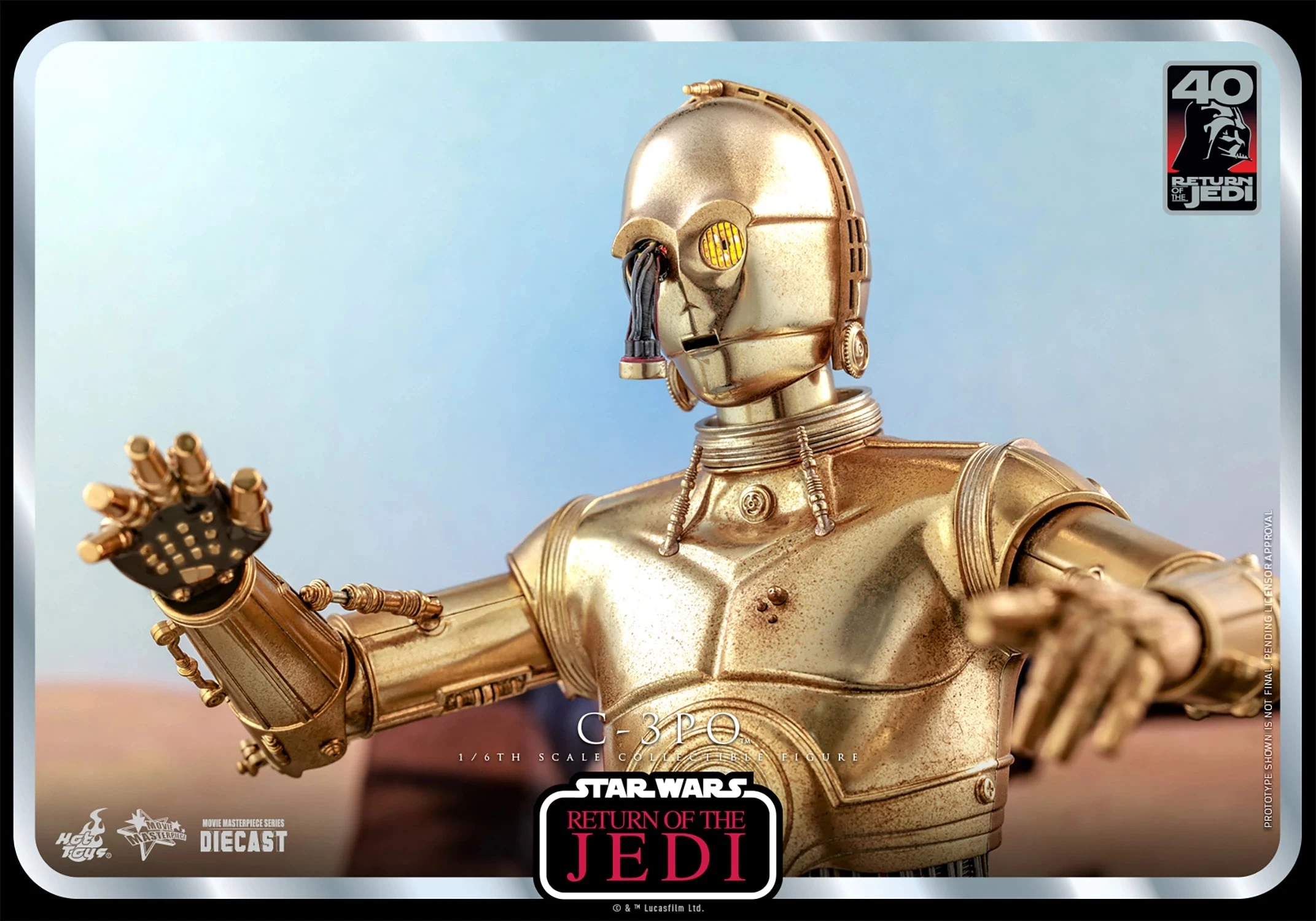 Hot Toys Star Wars: Return Of The Jedi - C-3PO 1/6 Scale Figure 9 Hot Toys Star Wars: Return Of The Jedi - C-3PO 1/6 Scale Figure - Image 7