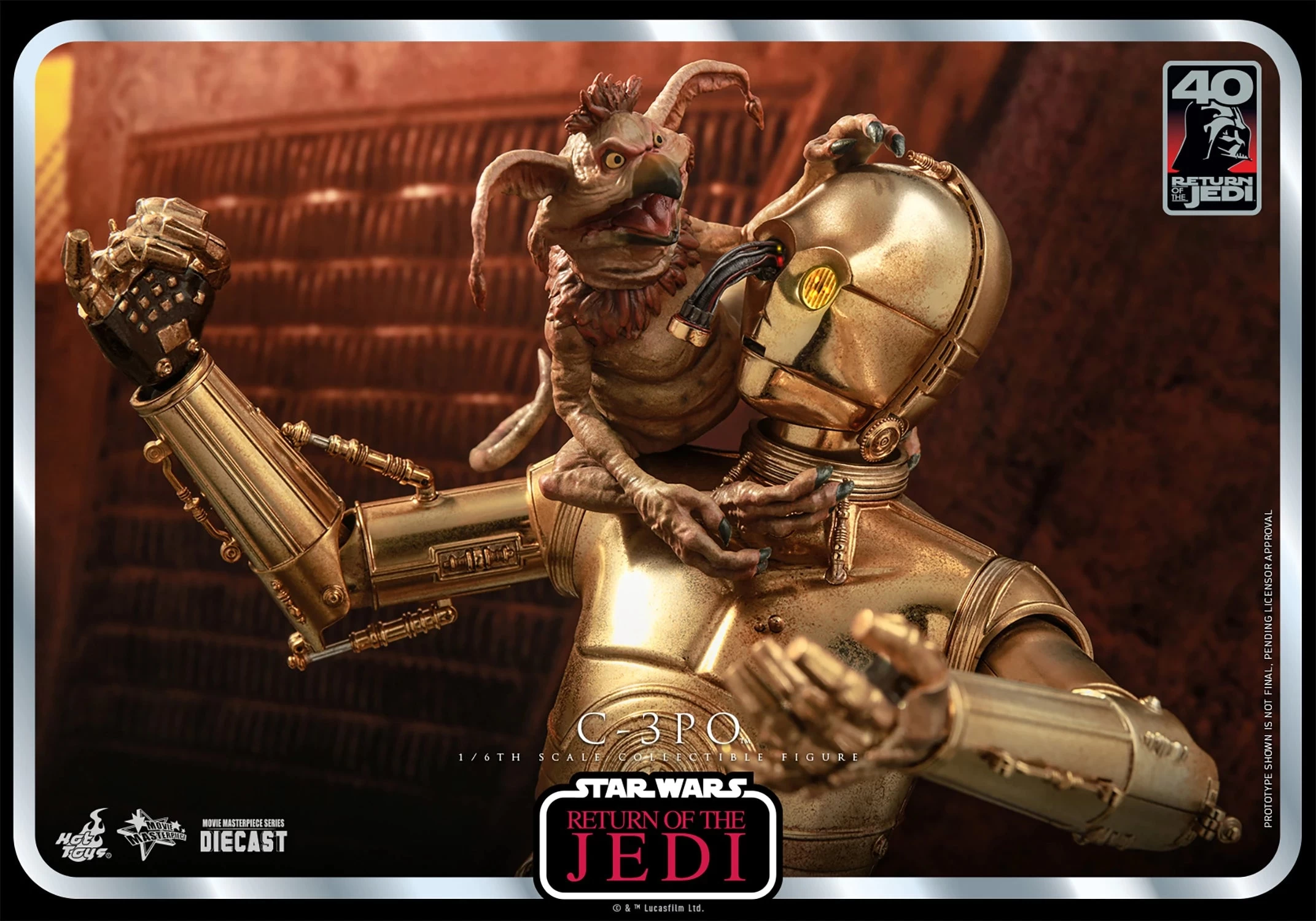 Hot Toys Star Wars: Return Of The Jedi - C-3PO 1/6 Scale Figure 3 Hot Toys Star Wars: Return Of The Jedi - C-3PO 1/6 Scale Figure