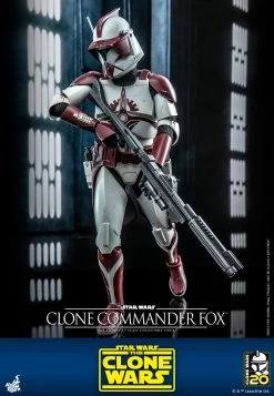 Hot Toys Star Wars: The Clone Wars - Clone Commander Fox 1/6 Scale Figure -Toy Store clone commander fox star wars gallery 6453d71b3a2ce