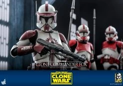 Hot Toys Star Wars: The Clone Wars - Clone Commander Fox 1/6 Scale Figure -Toy Store clone commander fox star wars gallery 6453d71c8c2f4