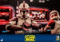 Hot Toys Star Wars: The Clone Wars - Clone Commander Fox 1/6 Scale Figure -Toy Store clone commander fox star wars gallery 6453d72176ee9