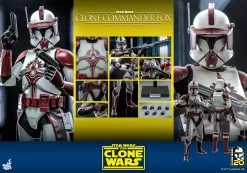 Hot Toys Star Wars: The Clone Wars - Clone Commander Fox 1/6 Scale Figure -Toy Store clone commander fox star wars gallery 6453d72221af7