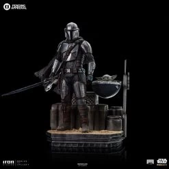 Iron Studios Star Wars: The Mandalorian - Din Djarin & Din Grogu 1/10 Scale Statue -Toy Store din djarin and din grogu star wars gallery 654179f031258