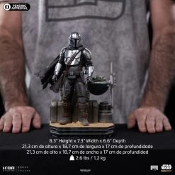 Iron Studios Star Wars: The Mandalorian - Din Djarin & Din Grogu 1/10 Scale Statue -Toy Store din djarin and din grogu star wars gallery 654179f06c64e