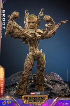 Hot Toys Guardians Of The Galaxy Vol 3 - Groot 1/6 Scale Deluxe Figure -Toy Store groot deluxe version marvel gallery 64529035667fc