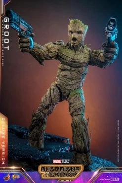 Hot Toys Guardians Of The Galaxy Vol 3 - Groot 1/6 Scale Deluxe Figure -Toy Store groot deluxe version marvel gallery 6452903716d32