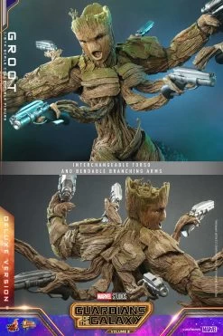 Hot Toys Guardians Of The Galaxy Vol 3 - Groot 1/6 Scale Deluxe Figure -Toy Store groot deluxe version marvel gallery 64529039773ce