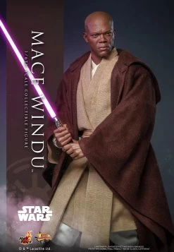 Hot Toys Star Wars Episode II: Attack Of The Clones - Mace Windu 1/6 Scale Figure