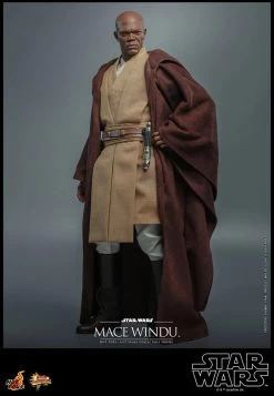 Hot Toys Star Wars Episode II: Attack Of The Clones - Mace Windu 1/6 Scale Figure -Toy Store mace windu star wars gallery 63af1a530dd39