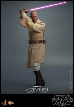 Hot Toys Star Wars Episode II: Attack Of The Clones - Mace Windu 1/6 Scale Figure -Toy Store mace windu star wars gallery 63af1a5482ec0