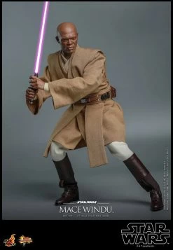 Hot Toys Star Wars Episode II: Attack Of The Clones - Mace Windu 1/6 Scale Figure -Toy Store mace windu star wars gallery 63af1a54d61ea