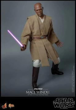Hot Toys Star Wars Episode II: Attack Of The Clones - Mace Windu 1/6 Scale Figure -Toy Store mace windu star wars gallery 63af1a55964cb