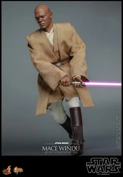 Hot Toys Star Wars Episode II: Attack Of The Clones - Mace Windu 1/6 Scale Figure -Toy Store mace windu star wars gallery 63af1a55ea3f5