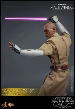 Hot Toys Star Wars Episode II: Attack Of The Clones - Mace Windu 1/6 Scale Figure -Toy Store mace windu star wars gallery 63af1a56a9727