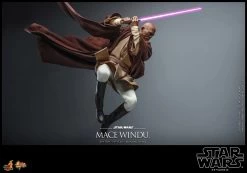 Hot Toys Star Wars Episode II: Attack Of The Clones - Mace Windu 1/6 Scale Figure -Toy Store mace windu star wars gallery 63af1a5766e55