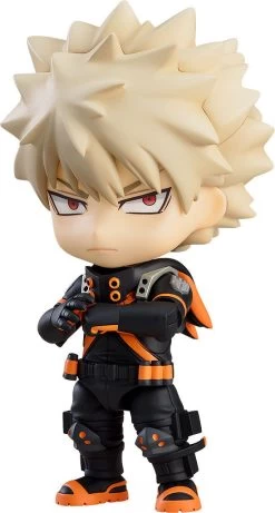 GOOD SMILE COMPANY My Hero Academia The Movie World Heroes Mission Katsuki Bakugo Stealth Suit Version Nendoroid