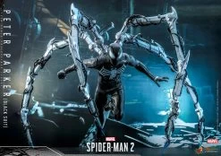 Hot Toys Spider-Man 2 (Video Game) - Peter Parker (Black Suit) 1/6 Scale Figure -Toy Store peter parker black suit marvel gallery 64c143d970102