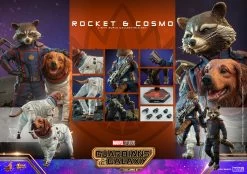 Hot Toys Guardians Of The Galaxy Vol 3 - Rocket And Cosmo 1/6 Scale Figures 37 Hot Toys Guardians Of The Galaxy Vol 3 - Rocket And Cosmo 1/6 Scale Figures -Toy Store rocket and cosmo marvel gallery 645d1437bd382