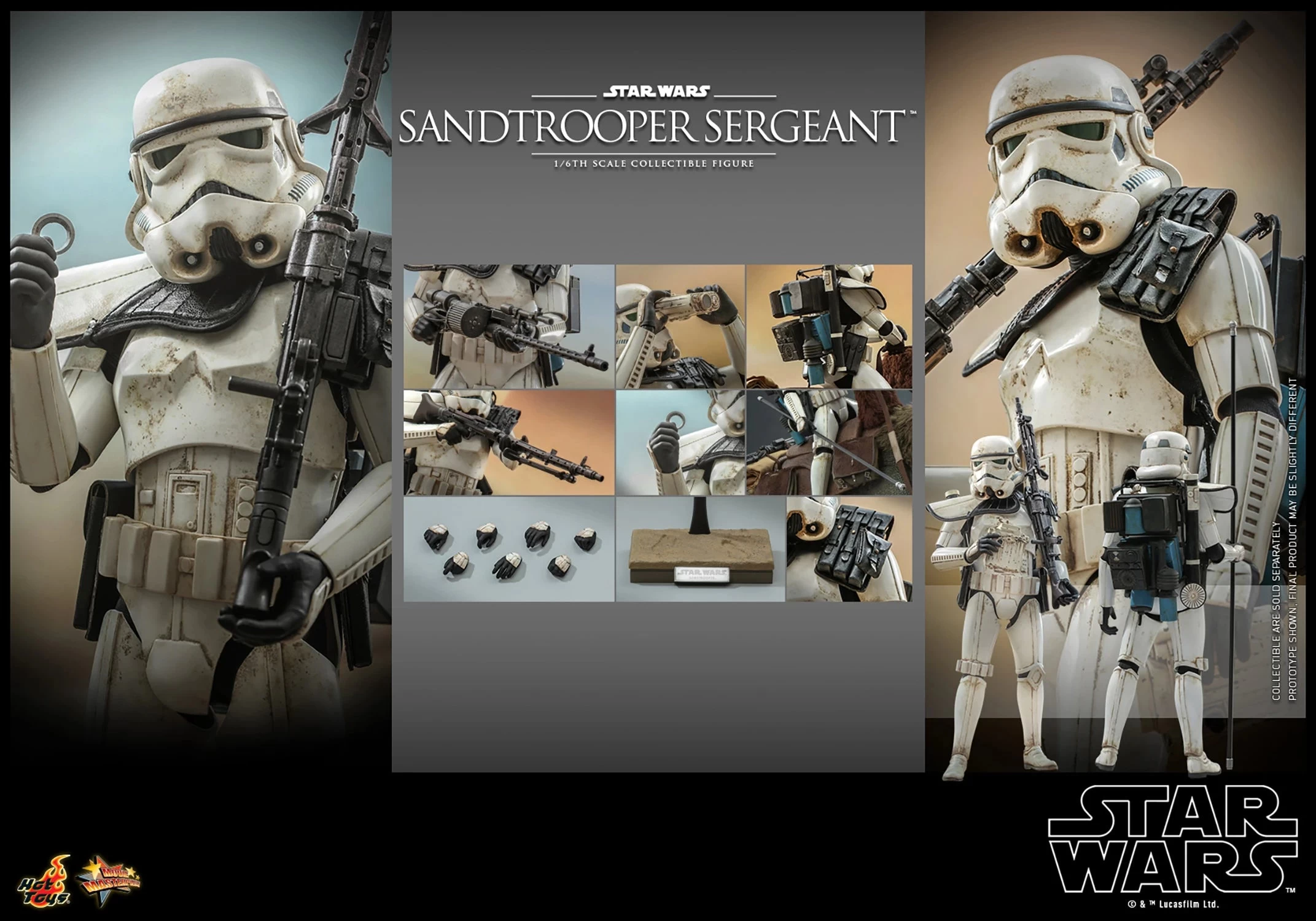 Hot Toys Star Wars Episode IV: A New Hope - Sandtrooper Sergeant 1/6 Scale Figure 17 Hot Toys Star Wars Episode IV: A New Hope - Sandtrooper Sergeant 1/6 Scale Figure - Image 15