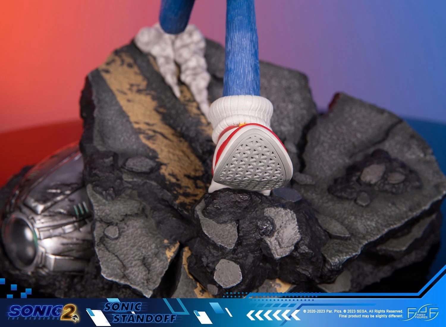 First 4 Figures Sonic The Hedgehog 2 - Sonic Standoff Statue 19 First 4 Figures Sonic The Hedgehog 2 - Sonic Standoff Statue - Image 17