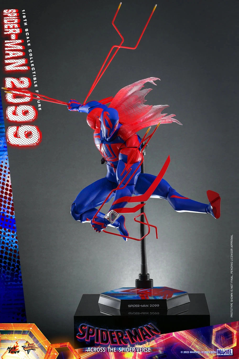 Hot Toys Spider-Man: Across The Spider-Verse - Spider-Man 2099 1/6 Scale Figure 10 Hot Toys Spider-Man: Across The Spider-Verse - Spider-Man 2099 1/6 Scale Figure - Image 8