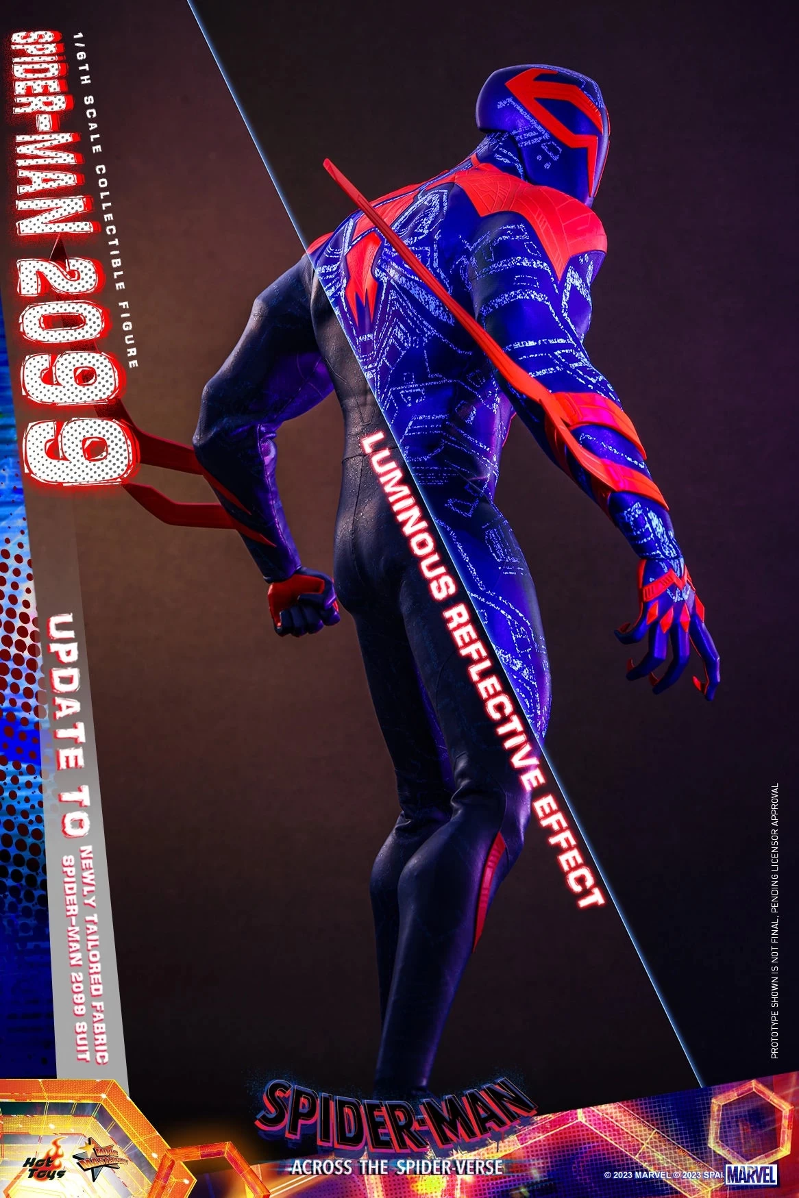 Hot Toys Spider-Man: Across The Spider-Verse - Spider-Man 2099 1/6 Scale Figure 5 Hot Toys Spider-Man: Across The Spider-Verse - Spider-Man 2099 1/6 Scale Figure - Image 3
