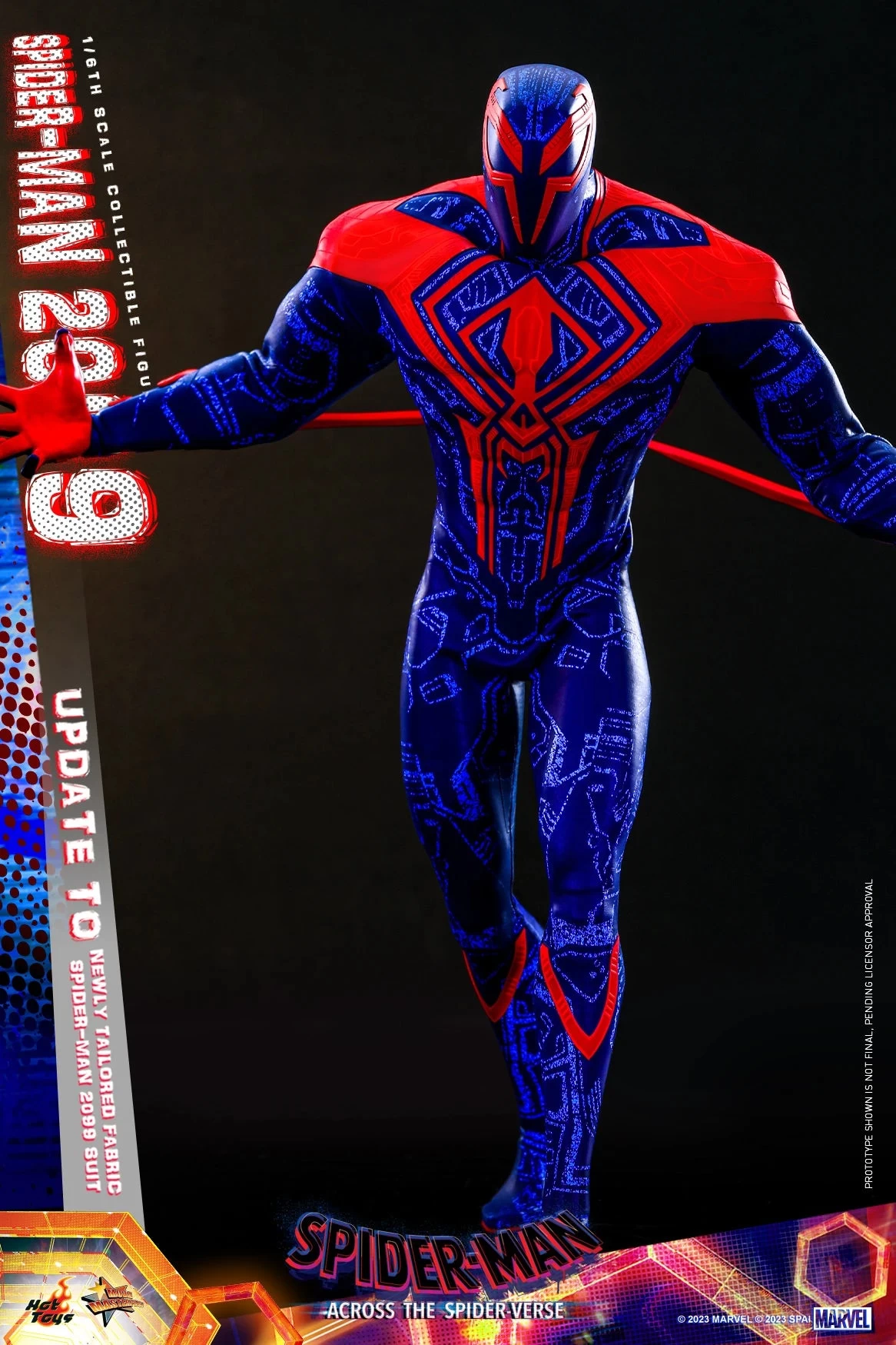 Hot Toys Spider-Man: Across The Spider-Verse - Spider-Man 2099 1/6 Scale Figure 4 Hot Toys Spider-Man: Across The Spider-Verse - Spider-Man 2099 1/6 Scale Figure - Image 2