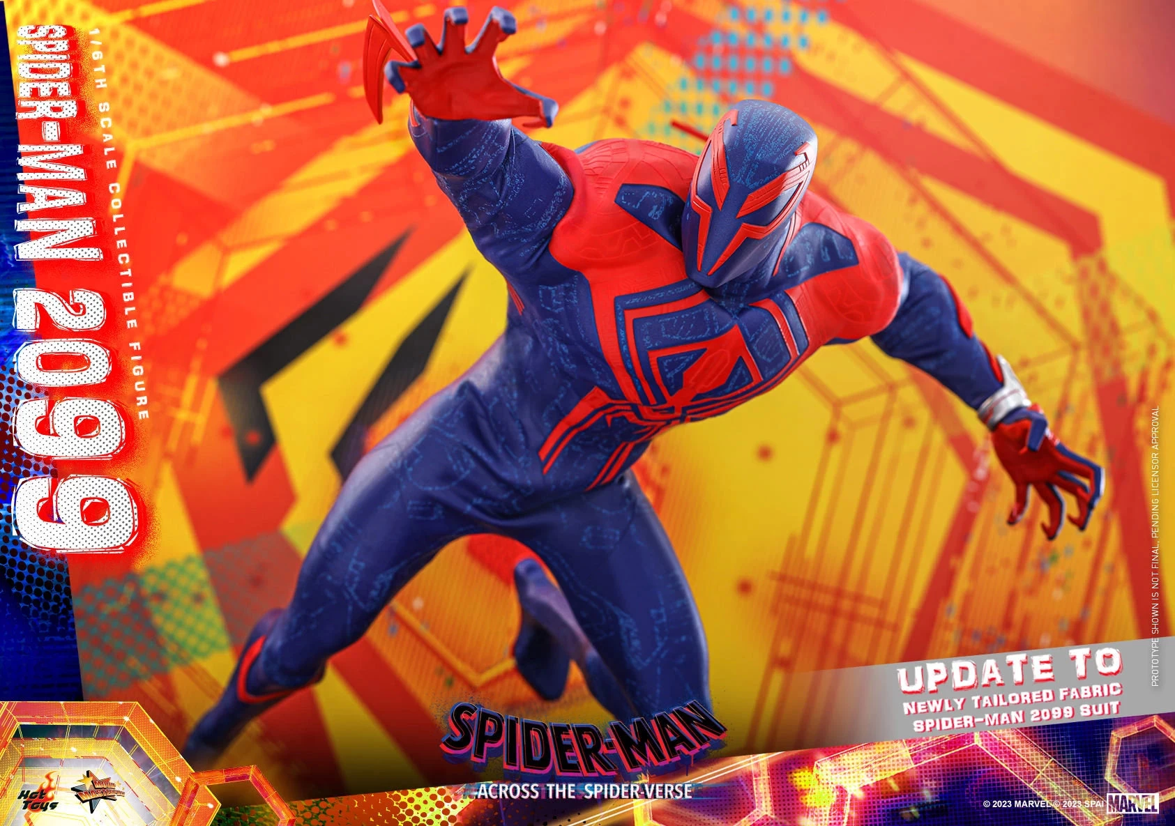 Hot Toys Spider-Man: Across The Spider-Verse - Spider-Man 2099 1/6 Scale Figure 6 Hot Toys Spider-Man: Across The Spider-Verse - Spider-Man 2099 1/6 Scale Figure - Image 4