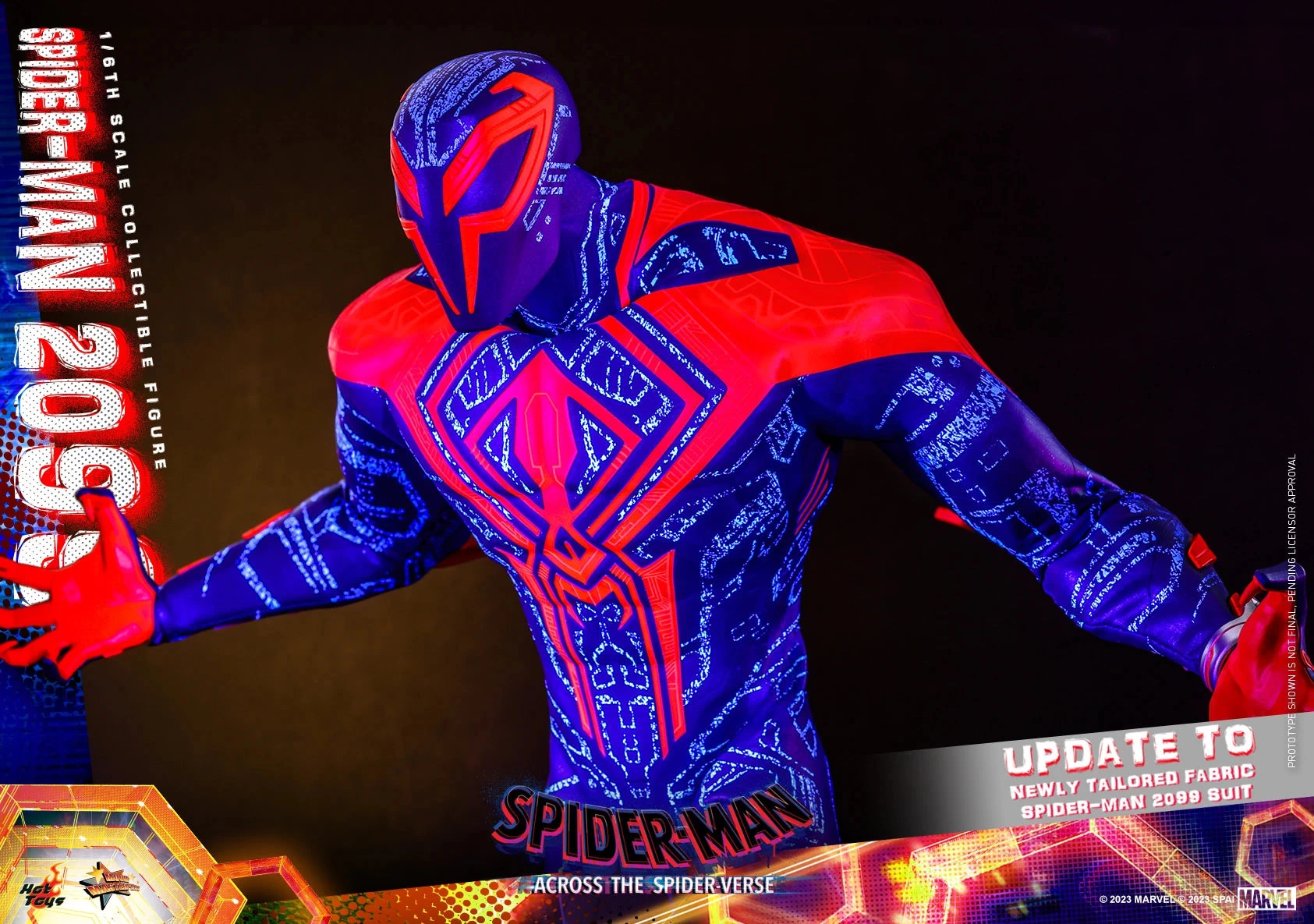 Hot Toys Spider-Man: Across The Spider-Verse - Spider-Man 2099 1/6 Scale Figure 7 Hot Toys Spider-Man: Across The Spider-Verse - Spider-Man 2099 1/6 Scale Figure - Image 5