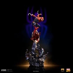 Iron Studios Spider-Man Vs Villains - Spider-Man Deluxe 1/10 Scale Statue -Toy Store spider man deluxe marvel gallery 644bfbf83a457