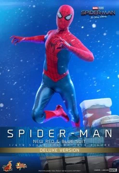Hot Toys Spider-Man: No Way Home - Spider-Man (New Red & Blue Suit) Deluxe 1/6 Scale Figure