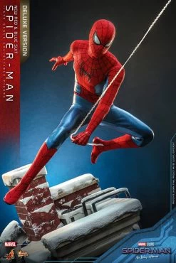 Hot Toys Spider-Man: No Way Home - Spider-Man (New Red & Blue Suit) Deluxe 1/6 Scale Figure -Toy Store spider man new red and blue suit deluxe version marvel gallery 639cb42ed97e1