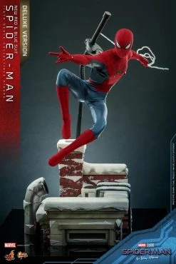 Hot Toys Spider-Man: No Way Home - Spider-Man (New Red & Blue Suit) Deluxe 1/6 Scale Figure -Toy Store spider man new red and blue suit deluxe version marvel gallery 639cb42fad5a3