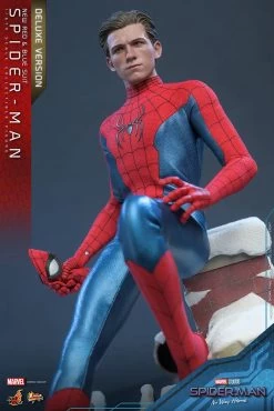 Hot Toys Spider-Man: No Way Home - Spider-Man (New Red & Blue Suit) Deluxe 1/6 Scale Figure -Toy Store spider man new red and blue suit deluxe version marvel gallery 639cb463d54d7