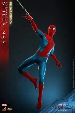 Hot Toys Spider-Man: No Way Home - Spider-Man (New Red & Blue Suit) Deluxe 1/6 Scale Figure -Toy Store spider man new red and blue suit deluxe version marvel gallery 639cb46443a89