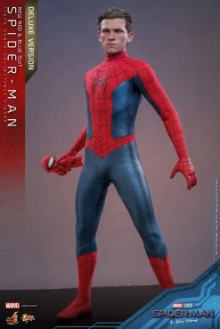 Hot Toys Spider-Man: No Way Home - Spider-Man (New Red & Blue Suit) Deluxe 1/6 Scale Figure -Toy Store spider man new red and blue suit deluxe version marvel gallery 639cb4652dc65
